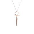 Popular Western Style Women Jewelry Vogue Beautiful Cross-Shaped Alloy Pendant Necklace